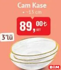 COLORİNA CAM KASE